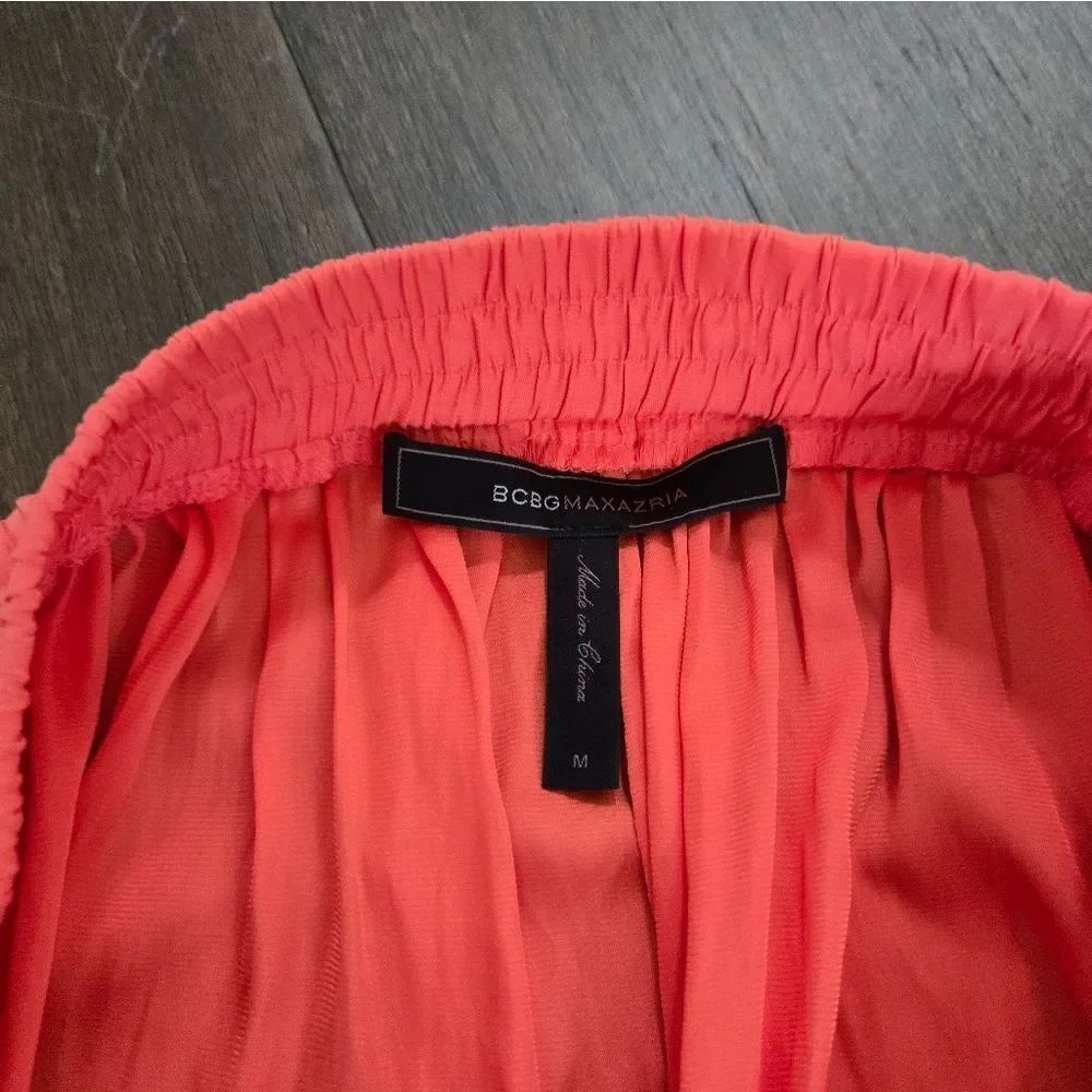 BCBGMaxazria Sheena Play Shorts - Orange/Coral - M - Picture 4 of 6
